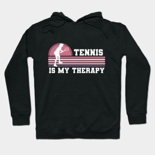 Tennis Is My Therapy Hoodie